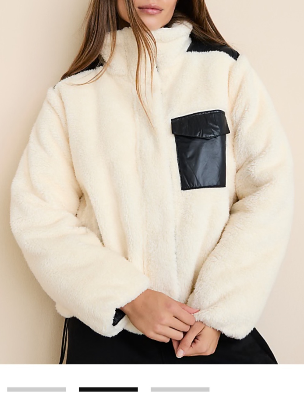 NEW Lou & Grey Sherpa Puffer Jacket RARE SOLD OUT L M S Athleisure Streetwear